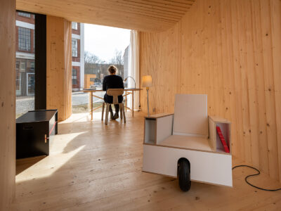 12.03.2019 Apolda: timber prototype der Internationalen Bauausstellung Thüringen IBA. Foto: Thomas Müller