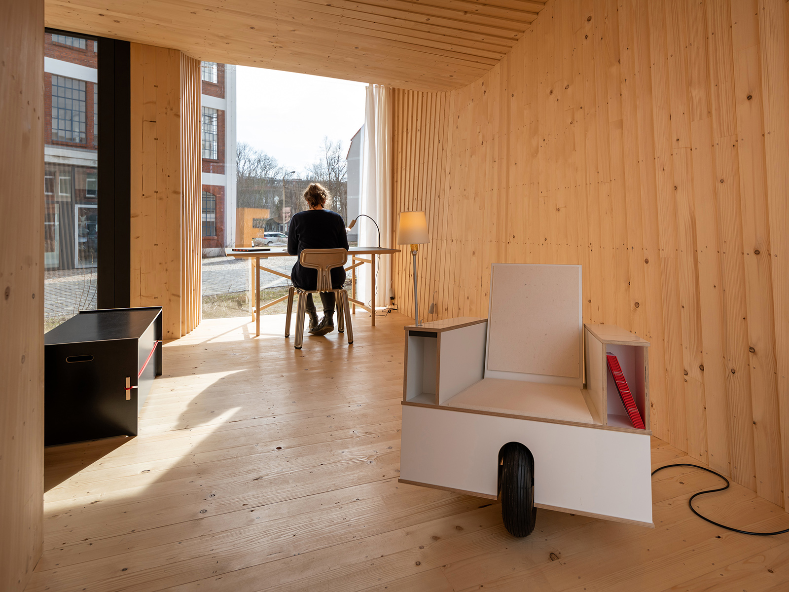12.03.2019 Apolda: timber prototype der Internationalen Bauausstellung Thüringen IBA. Foto: Thomas Müller