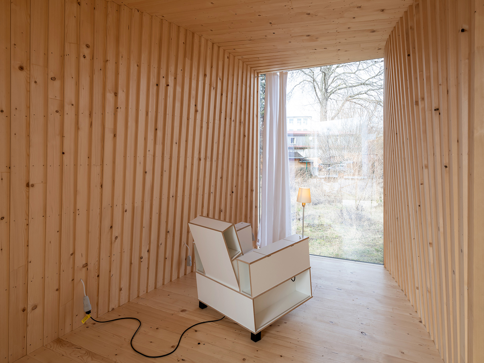 12.03.2019 Apolda: timber prototype der Internationalen Bauausstellung Thüringen IBA. Foto: Thomas Müller