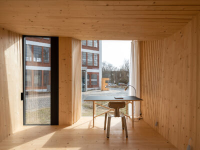 12.03.2019 Apolda: timber prototype der Internationalen Bauausstellung Thüringen IBA. Foto: Thomas Müller